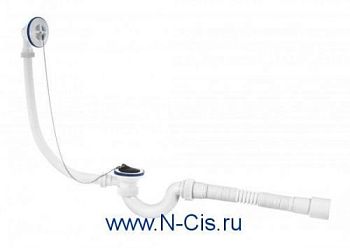 Сифон "Мини Элит " для ванн с гибкой трубой д40/50 Виркэн 30980653 30 в Екатеринбурге