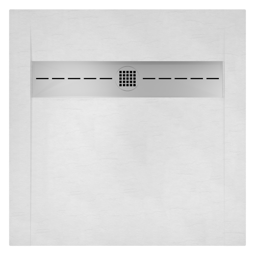 Поддон для душа STWORKI Эстерсунд 90x90 белый камень, с сифоном в Екатеринбурге
